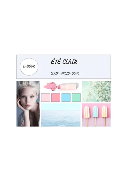 Couverture e-book Été clair